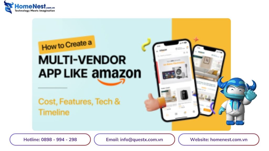 Làm Thế Nào Để Thiết Kế Sàn Mua Sắm Trực Tuyến Như Amazon?