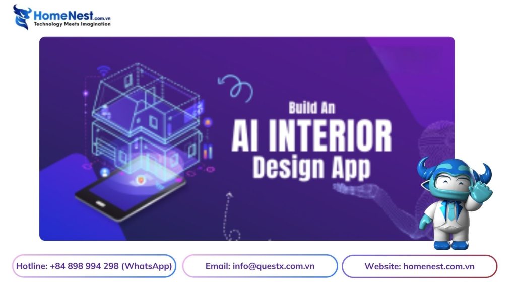 Thiết Kế App Thiết Kế Nội Thất AI Giống Home AI
