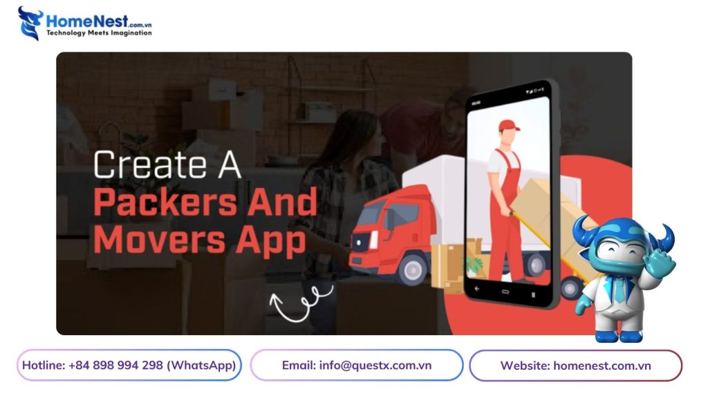 Thiết Kế App Chuyển Nhà Và Vận Chuyển Trọn Gói