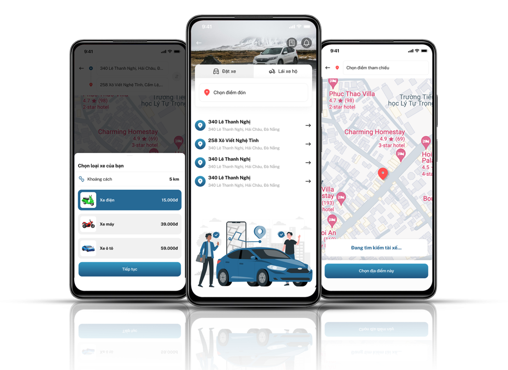 Thiết Kế App Đặt Taxi: Chi Phí Cụ Thể Bao Nhiêu? 1 Các mô hình kinh doanh app đặt taxi phổ biến
