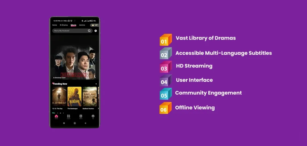Thiết Kế App Xem Phim Châu Á Như Viki 1 Các tính năng nổi bật của ứng dụng xem phim châu á viki
