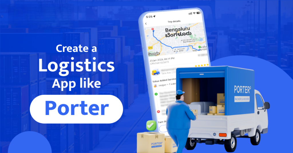 Thiết Kế App Logistics Tương Tự Porter