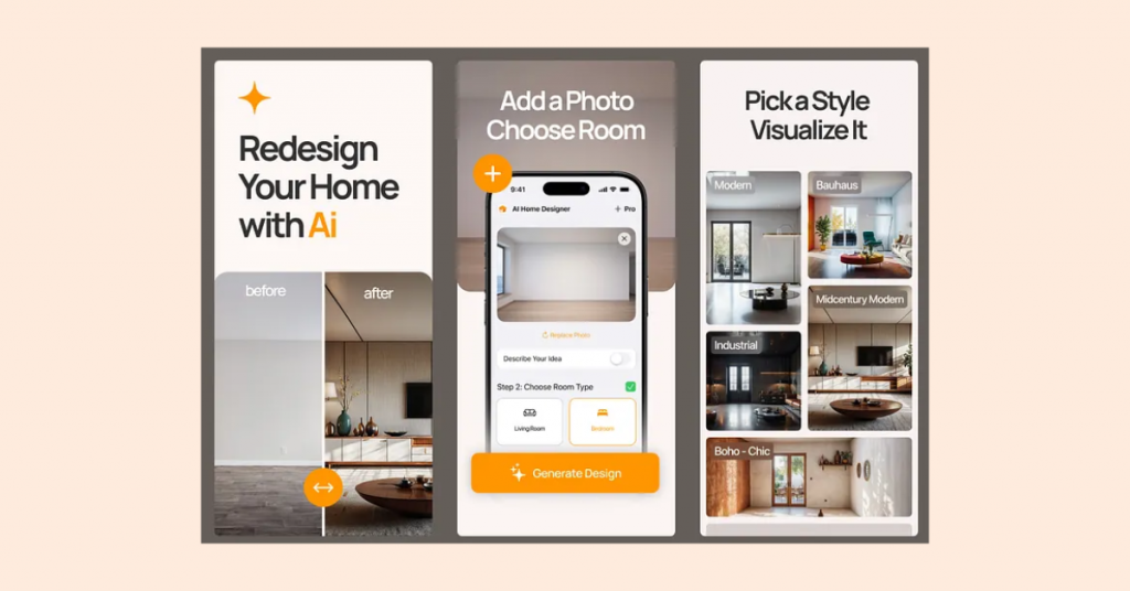 Mô hình kinh doanh của app thiết kế nội thất tích hợp ai