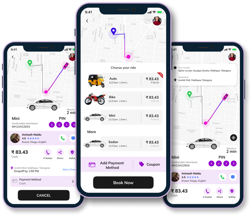 Quy trình phát triển lyft clone app theo từng bước