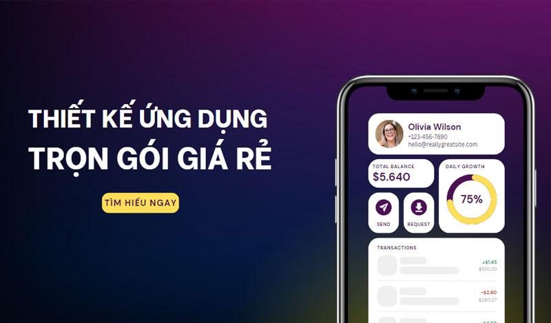 Thiết kế app android là bao nhiêu