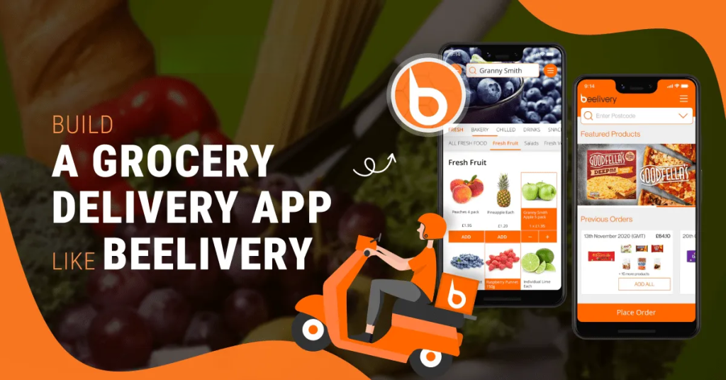 Thiết Kế App Giao Hàng Tạp Hóa Giống Beelivery