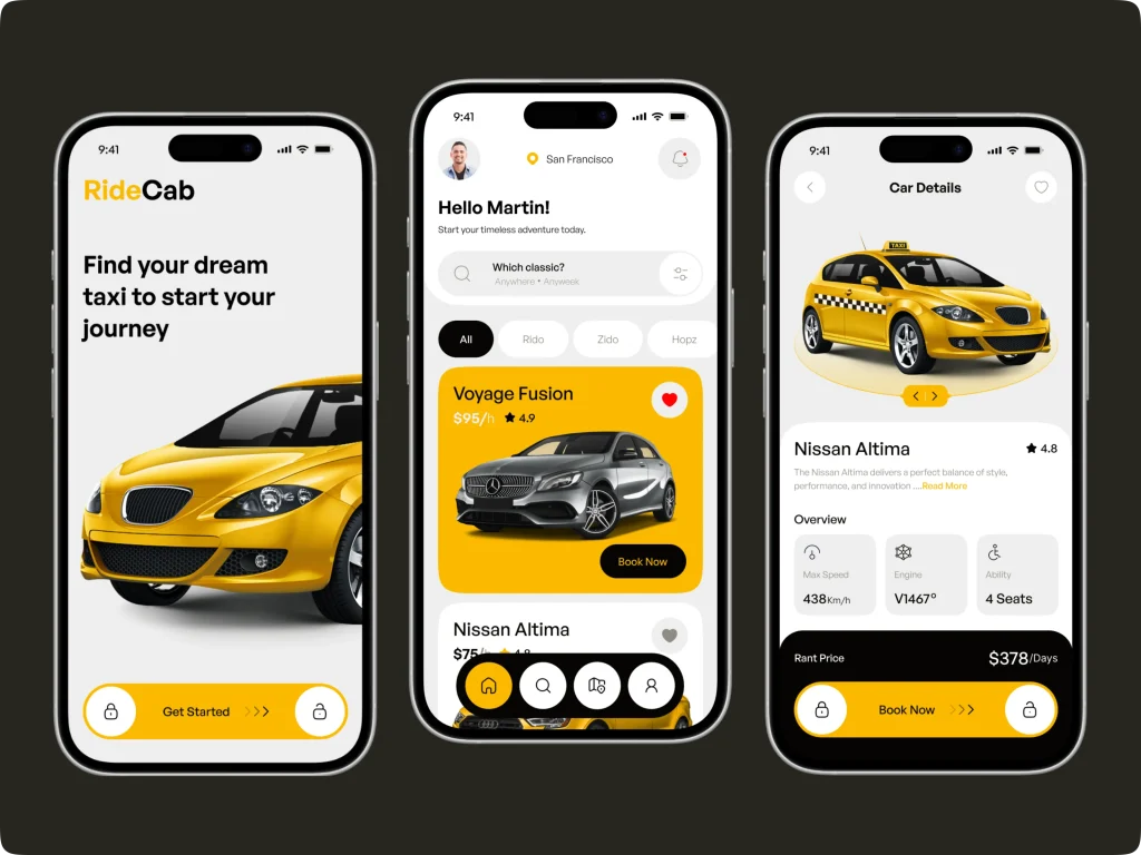 Top 10 tính năng không thể thiếu cho một ứng dụng đặt taxi