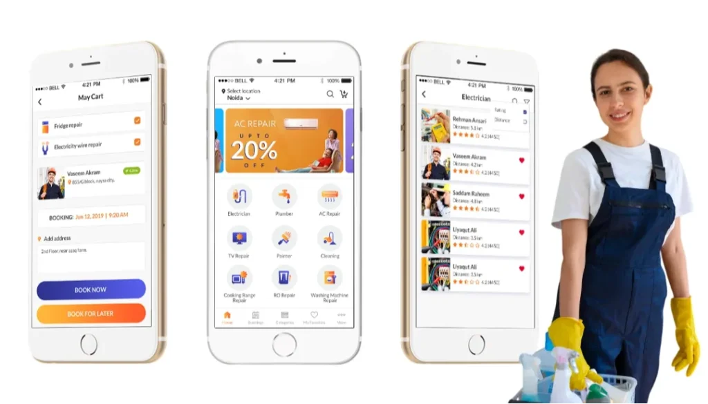 Các tính năng thiết yếu cho app dịch vụ tại nhà