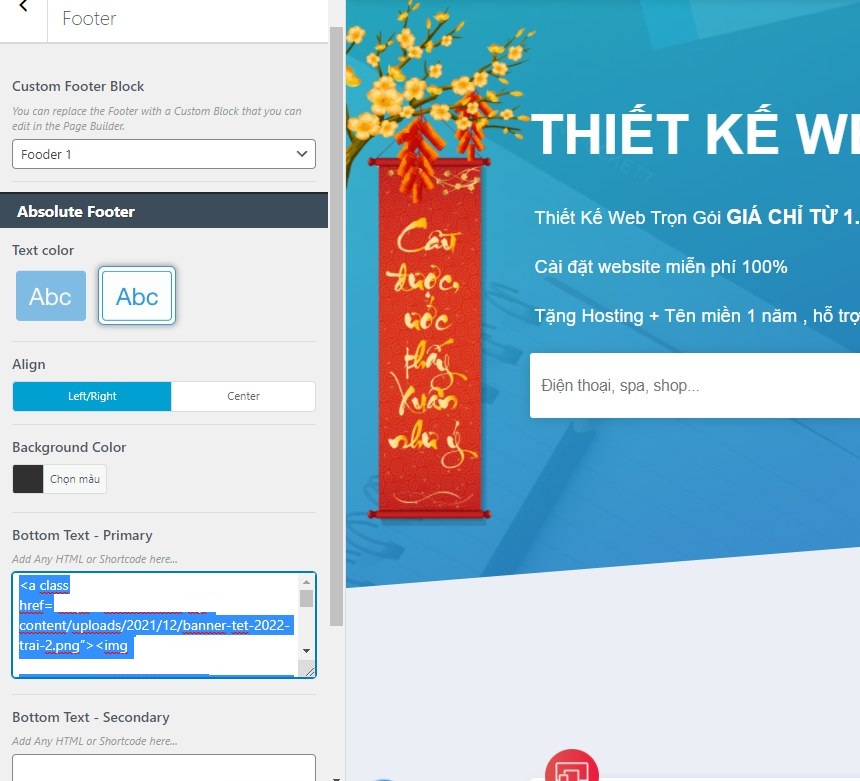 Trang trí tết cho website bằng câu đối
