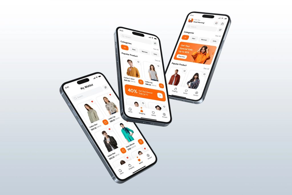 Hướng Dẫn Từng Bước Thiết Kế App eCommerce 1 Thị trường ứng dụng ecommerce