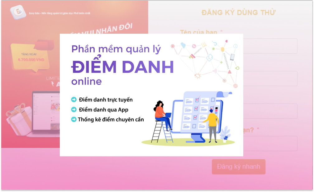 Top 10 Phần Mềm Điểm Danh Online Tốt Nhất Cho Trường Học - Trung Tâm 5 Edu easy – phần mềm thống kê điểm chuyên cần