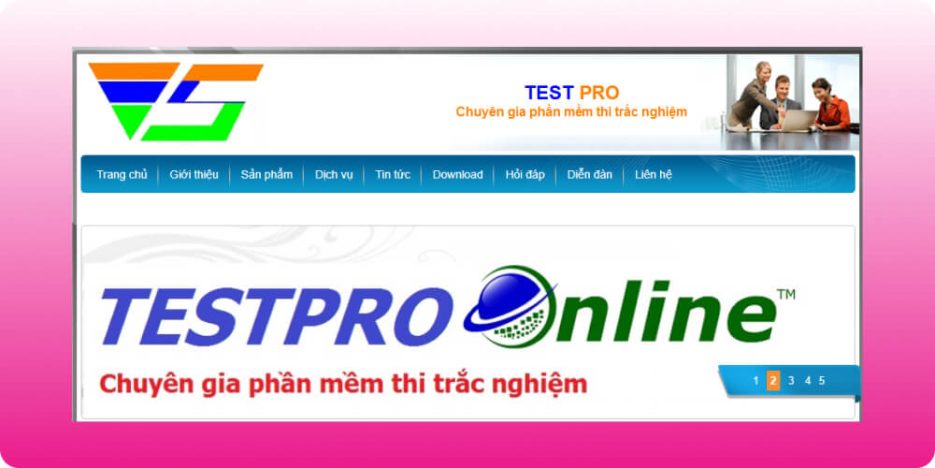 Ứng dụng đảo đề thi trắc nghiệm trực tuyến – testpro