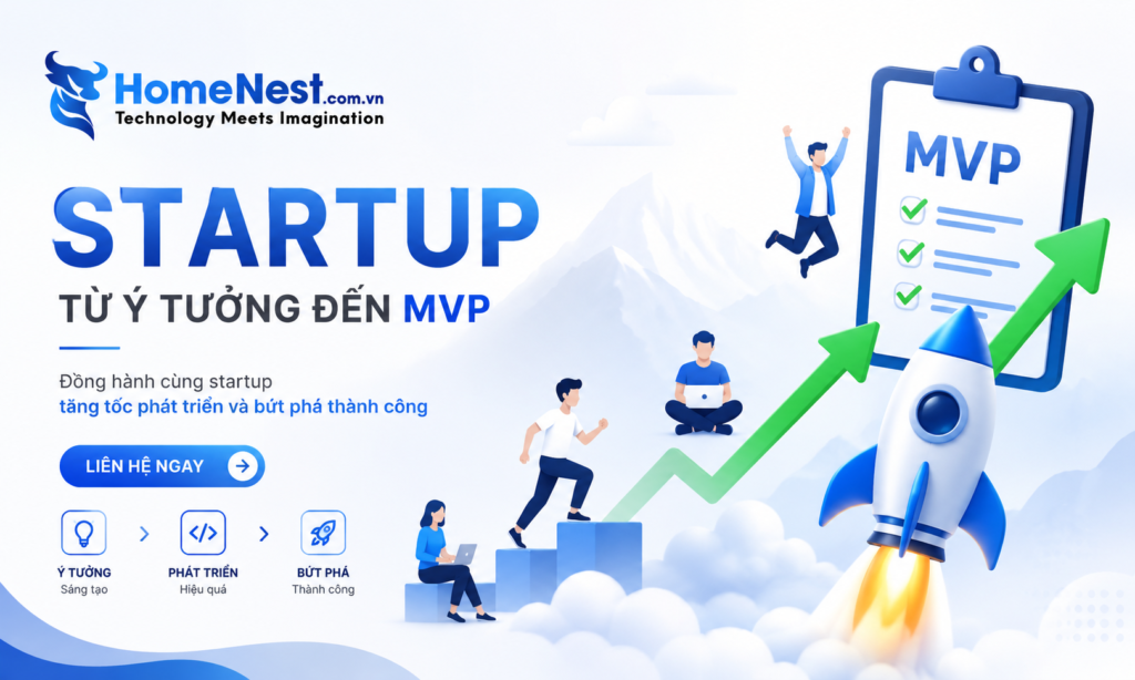 Phát Triển MVP Cho Startup: Hướng Dẫn Chi Tiết Từng Bước Từ A–Z