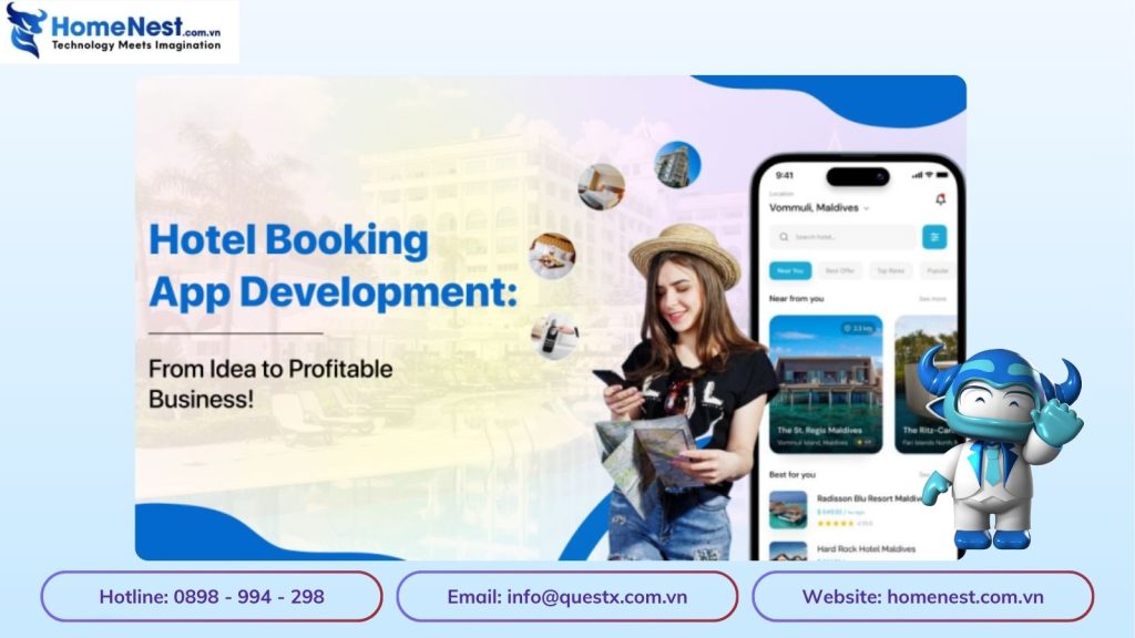 Thiết Kế App Đặt Phòng Khách Sạn: Chi Phí, Tính Năng Chi Tiết
