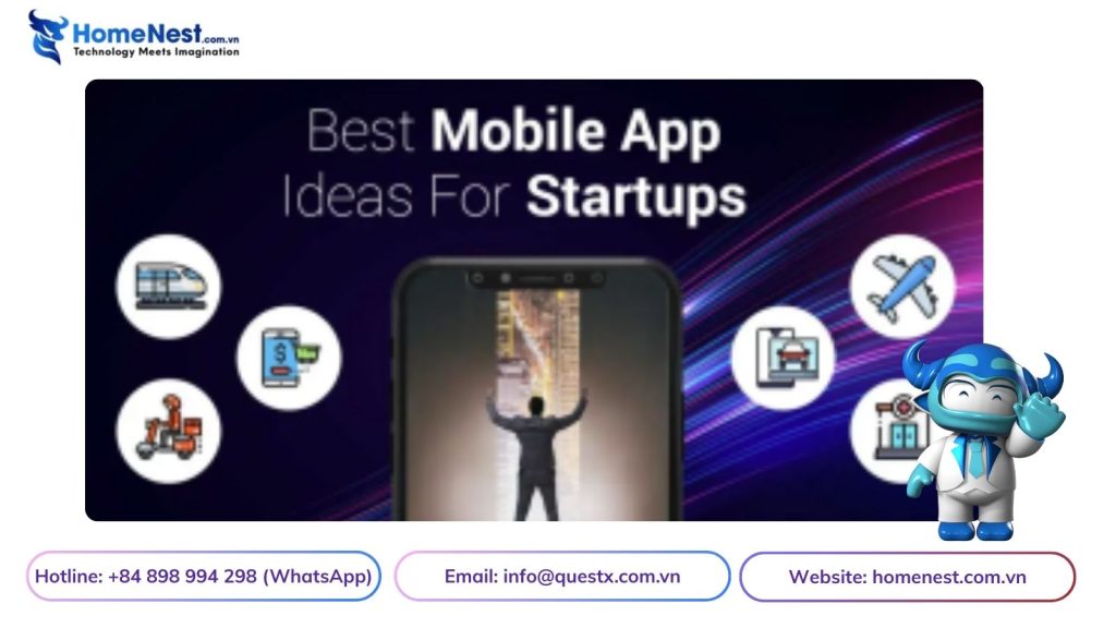 Top Mobile App Ideas: Ý Tưởng App Hái Ra Tiền Dành Cho Startup