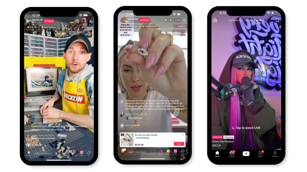 Ứng dụng livestream