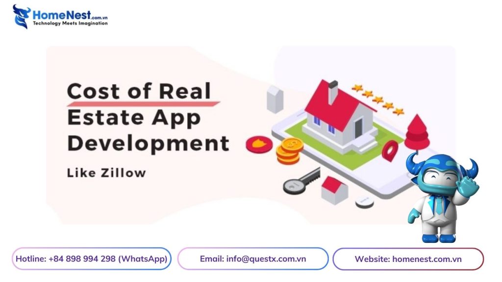 Chi phí và thời gian thiết kế App bất động sản như Zillow