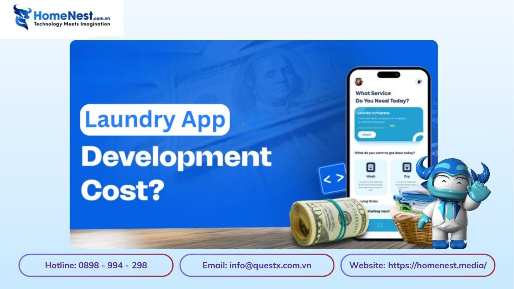 Chi phí thiết kế app giặt ủi là bao nhiêu