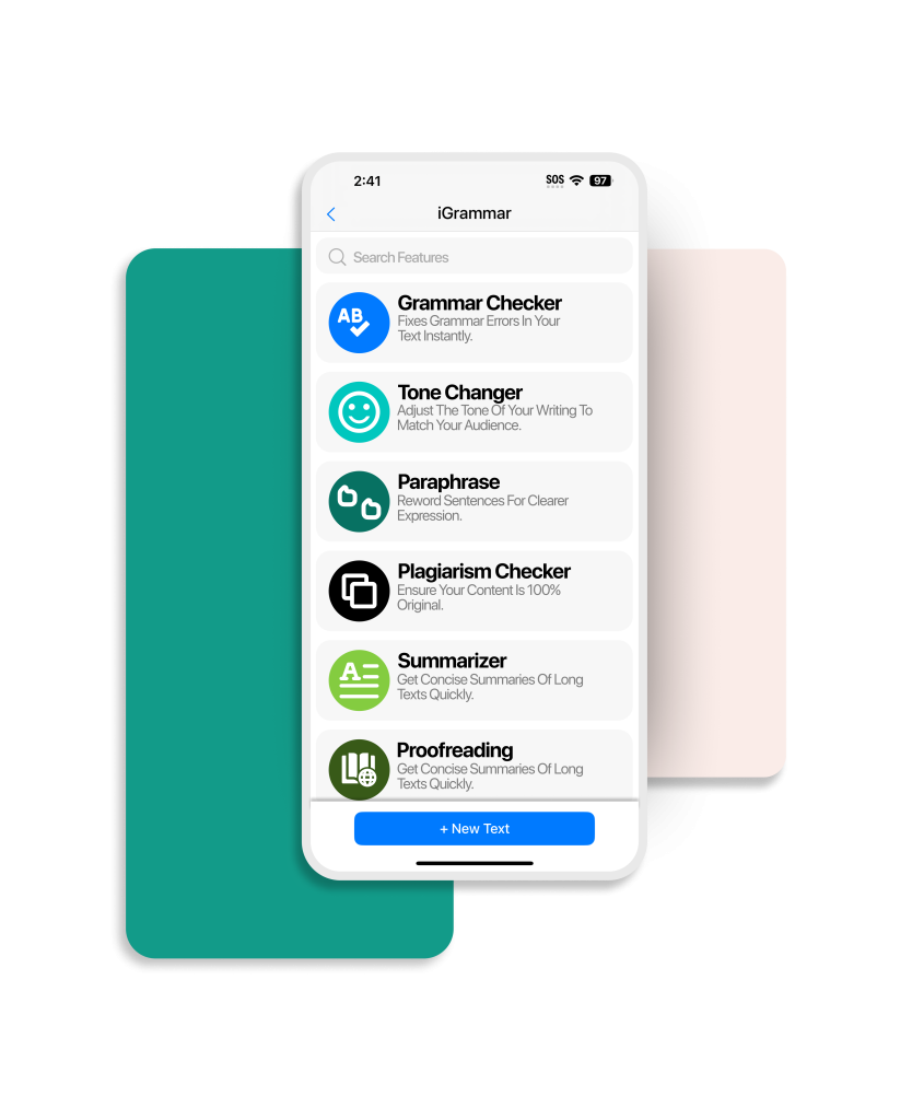 Những tính năng nổi bật của app grammar checker