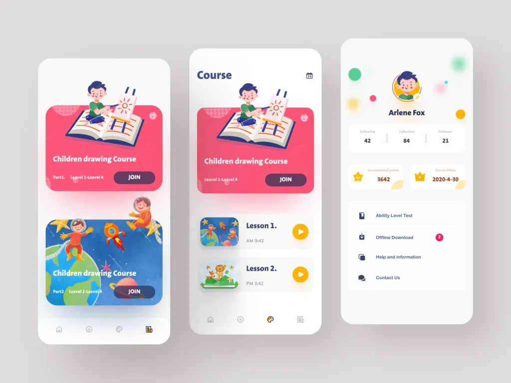 Các tính năng quan trọng của app giáo dục cho trẻ mầm non và trẻ nhỏ