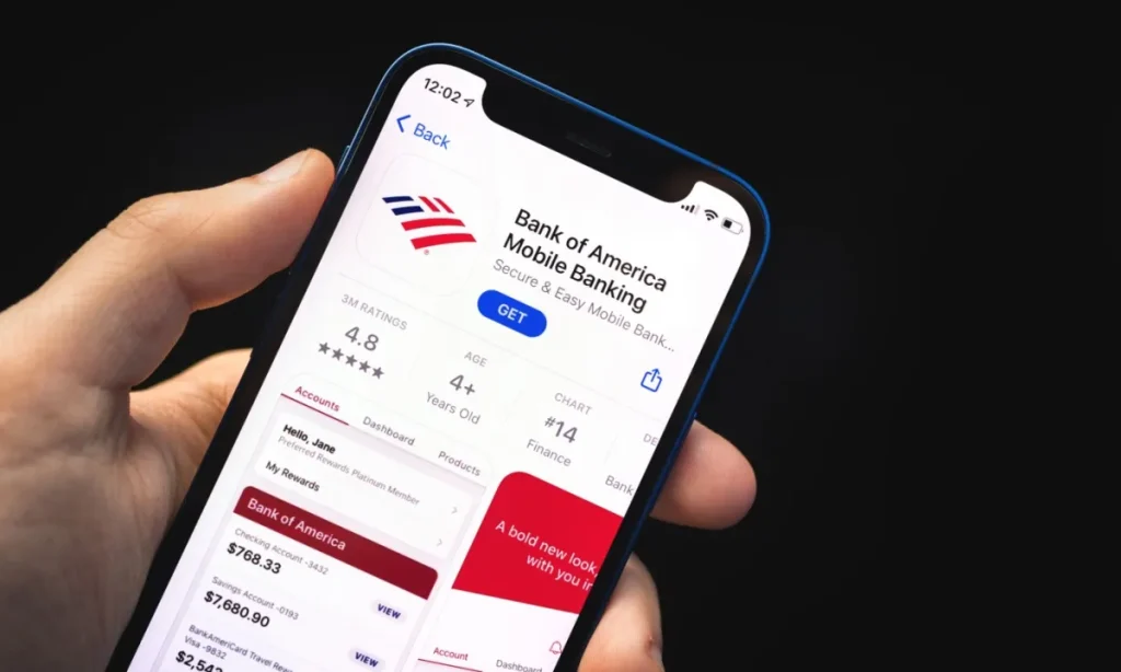 Chi phí phát triển app ngân hàng như bank of america