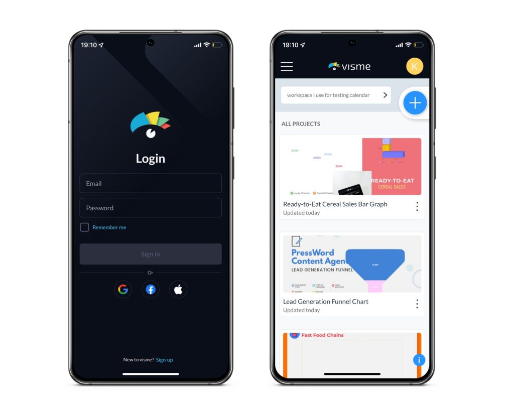Những tính năng bắt buộc cần có trong app tương tự visme
