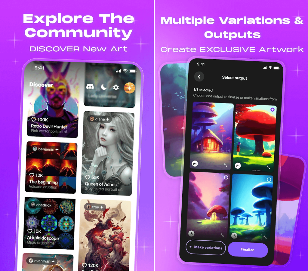 Cách Thiết Kế App AI Art Generator Giống WOMBO Dream: Tính Năng Và Chi Phí 1 Wombo dream – ứng dụng tạo nghệ thuật ai là gì?