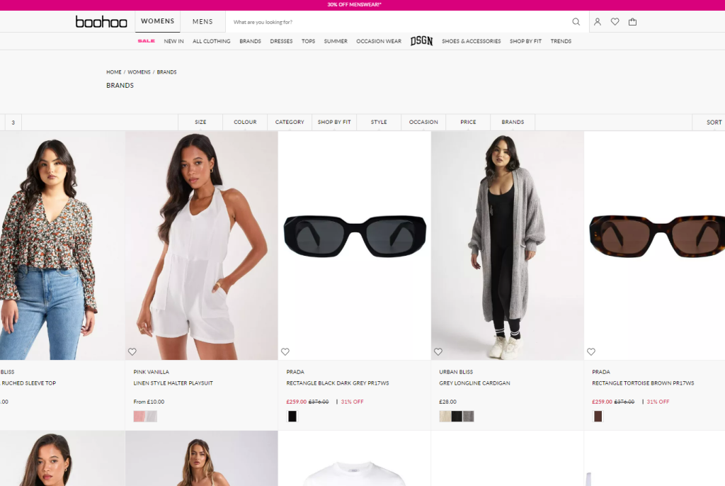 Chi phí phát triển ứng dụng thời trang như boohoo là bao nhiêu?