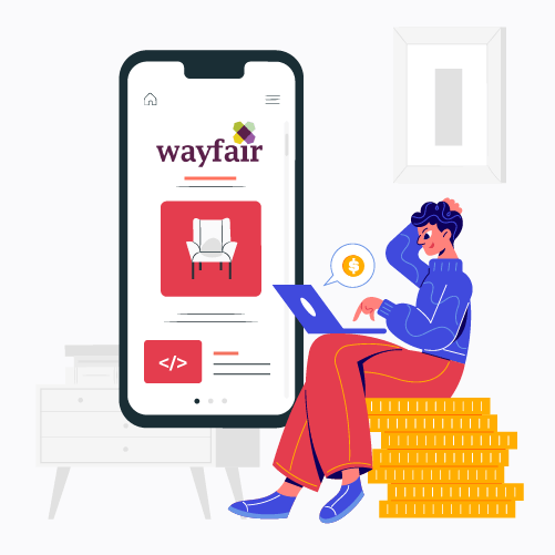 Wayfair app tạo doanh thu như thế nào