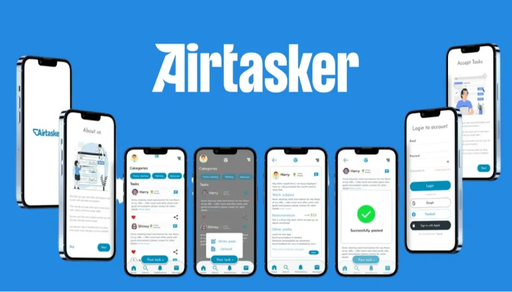 Thiết kế app tương tự Airtasker chi phí bao nhiêu? 1 Airtasker là gì