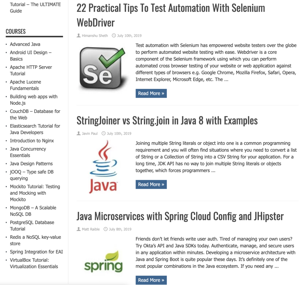 Top 10 Khóa Học Back-End Developer Tốt Nhất 2 Javacodegeeks