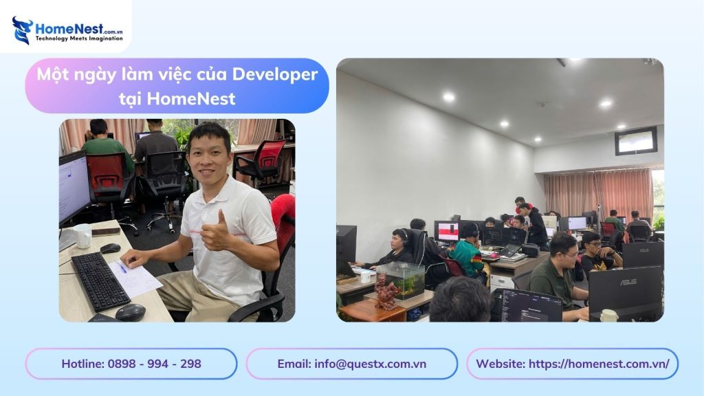Một ngày làm việc của Developer tại HomeNest như thế nào?