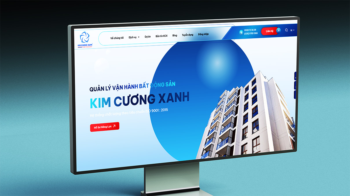 Website Kim Cương Xanh