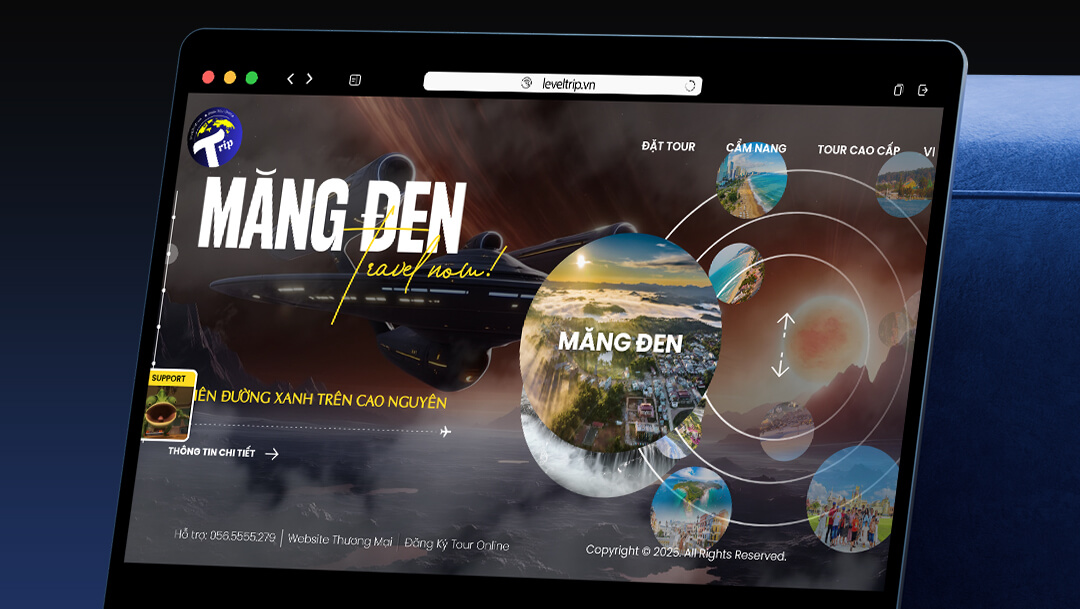Website du lịch Leveltrip