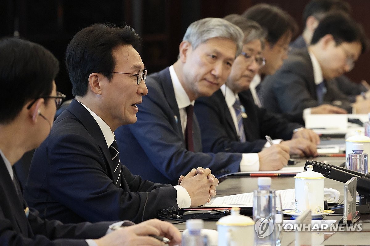 김민석 국무총리, 리창 중국 국무원 총리와 회담