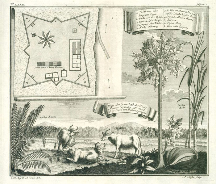 Post Meester Cornelis, Batavia, 1744