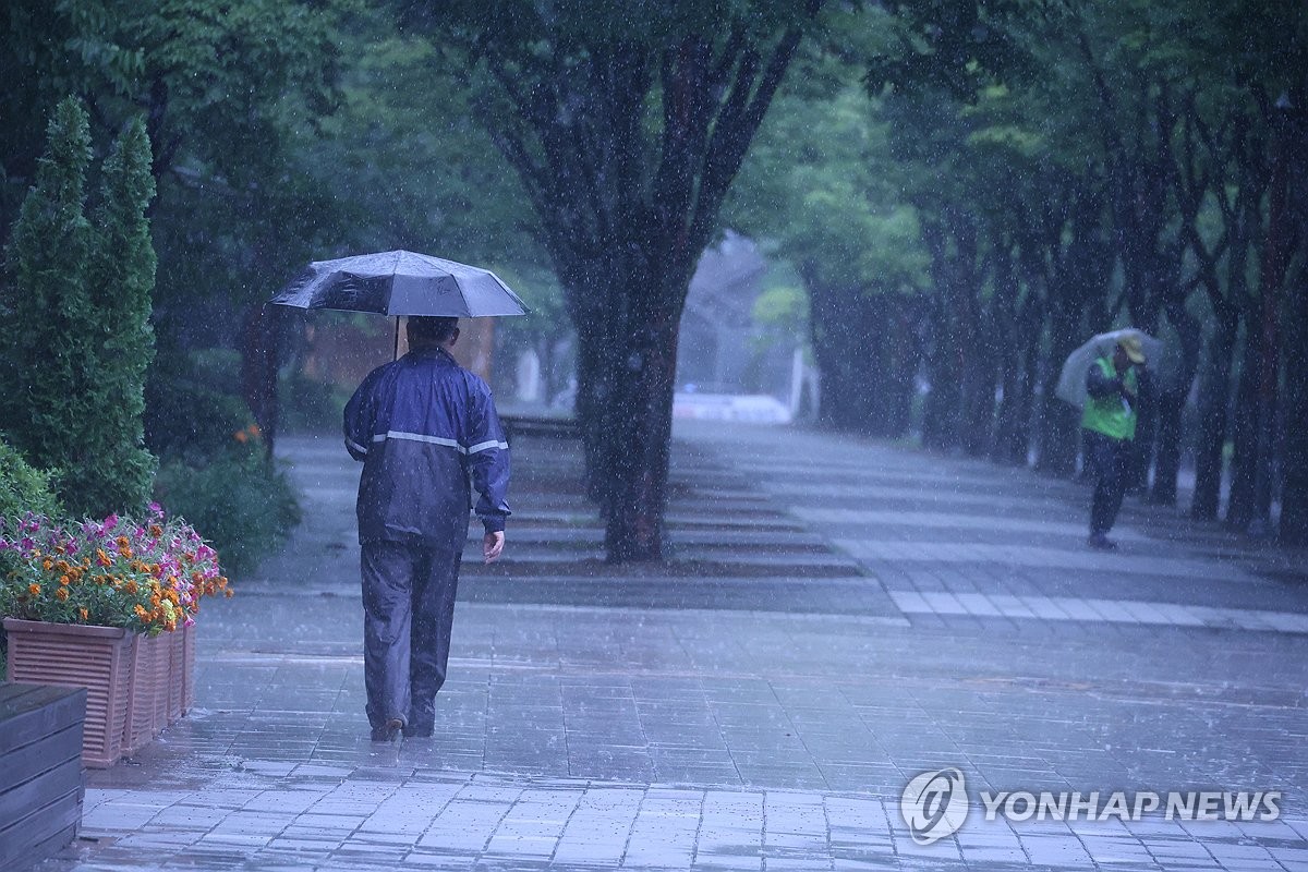 충청·전북·전남북서부 목요일 출근길 '시간당 50∼80㎜' 호우 | 연합뉴스