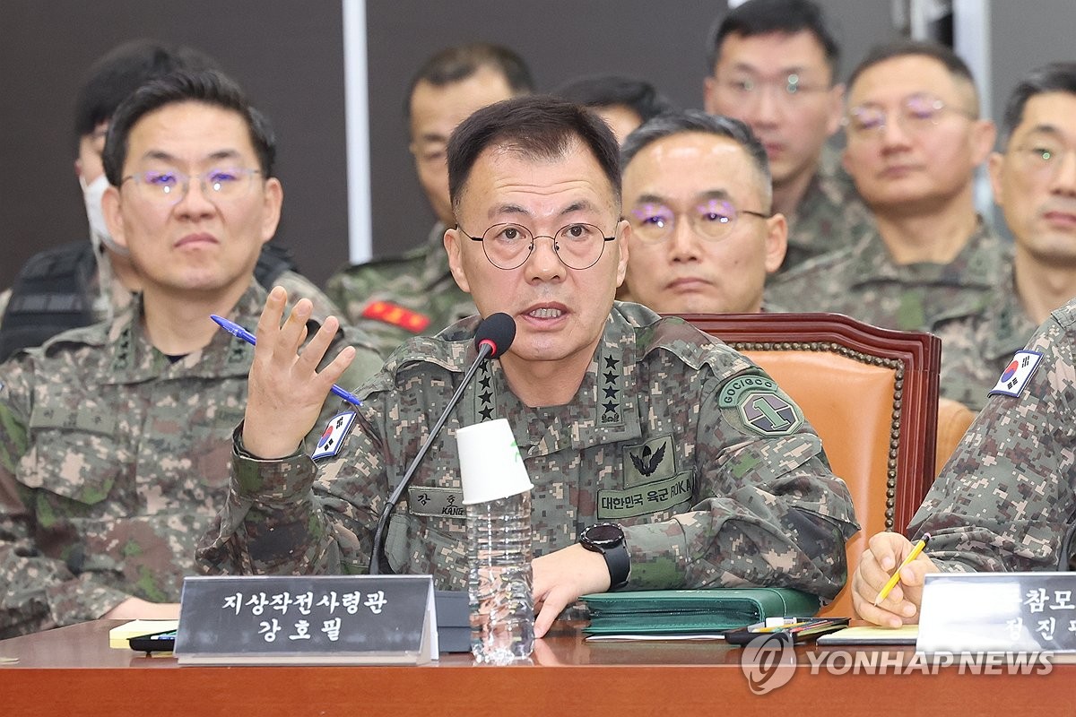 '내란 가담' 강호필 前 육군 지상작전사령관 영장…13일 심사 | 연합뉴스