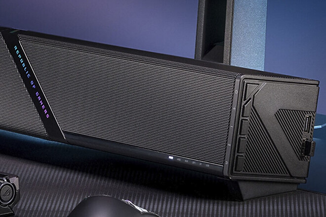 ASUS ROG Gjallar 게이밍 데스크톱 사운드바 출시: Dolby Atmos와 HDMI 2.1 지원