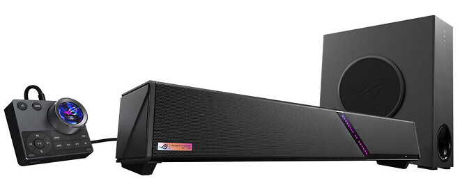 ASUS ROG Gjallar 게이밍 데스크톱 사운드바 출시: Dolby Atmos와 HDMI 2.1 지원