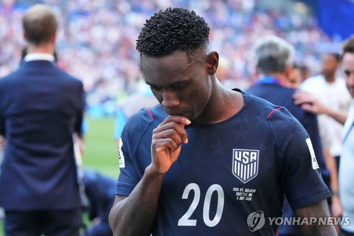 [월드컵] '징계 유예' 심정 털어놓은 미국 발로건…"엄청난 논란 예상" | 연합뉴스