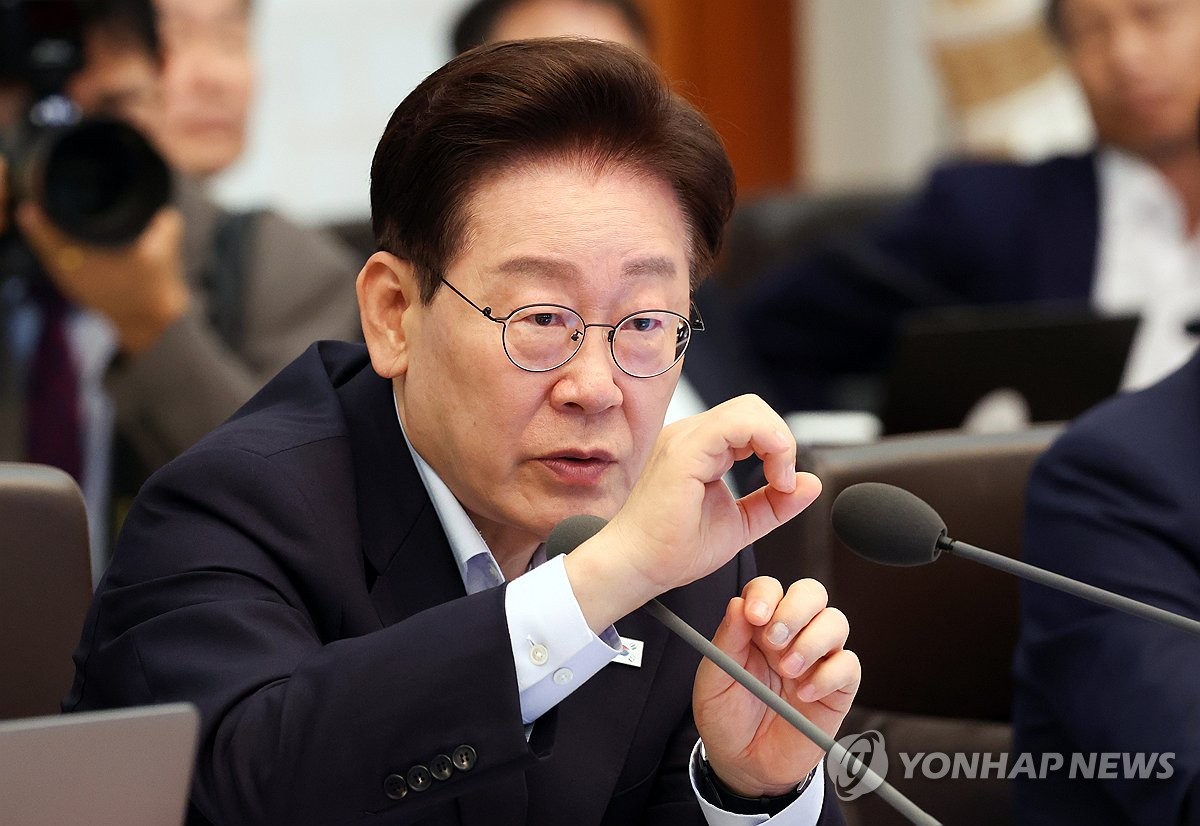 '노동쟁의 확대' 경계한 李대통령…메가프로젝트도 염두에 둔듯 | 연합뉴스
