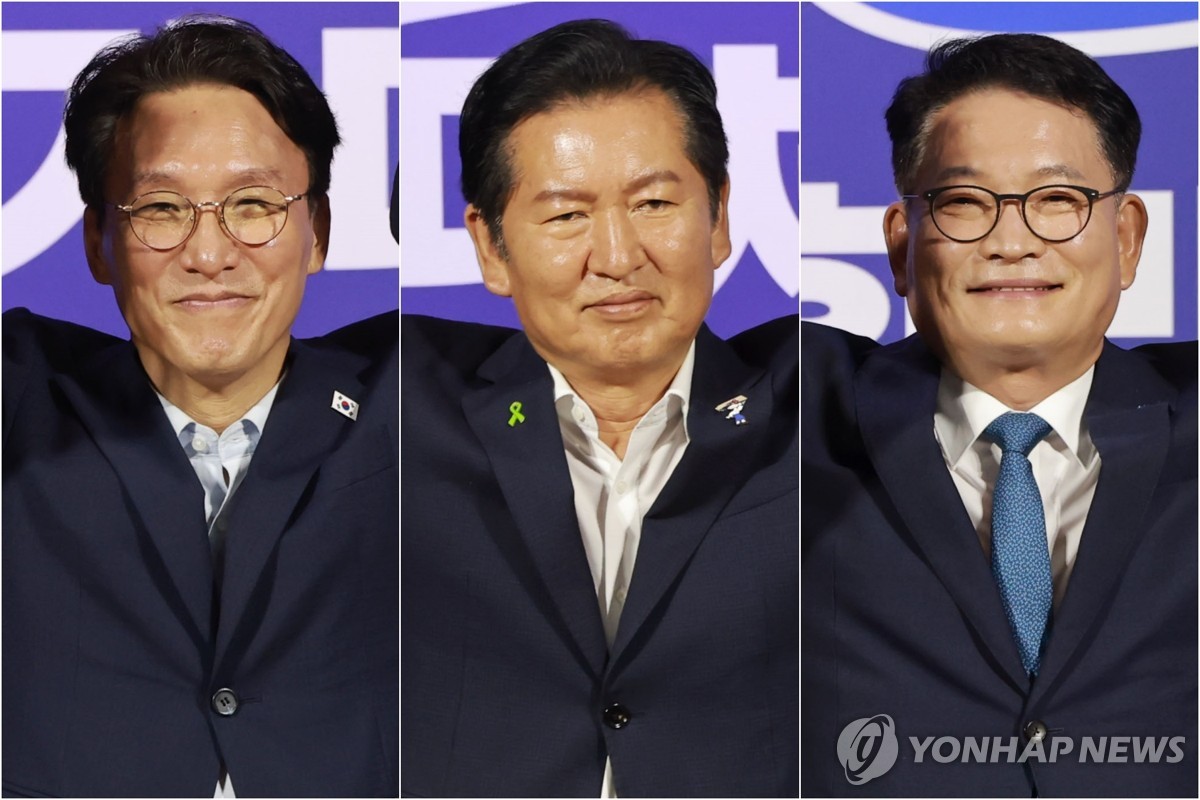 박찬대 찾은 金·김경수 만난 鄭…친청·친명 신경전 가열 | 연합뉴스