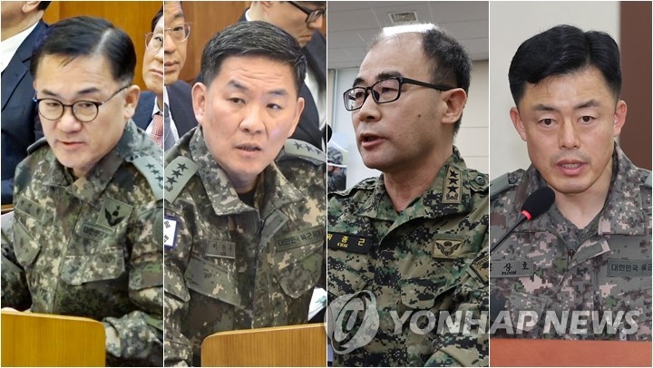 '내란가담' 여인형·이진우 前사령관 징역30년 구형…"영달 추구" | 연합뉴스
