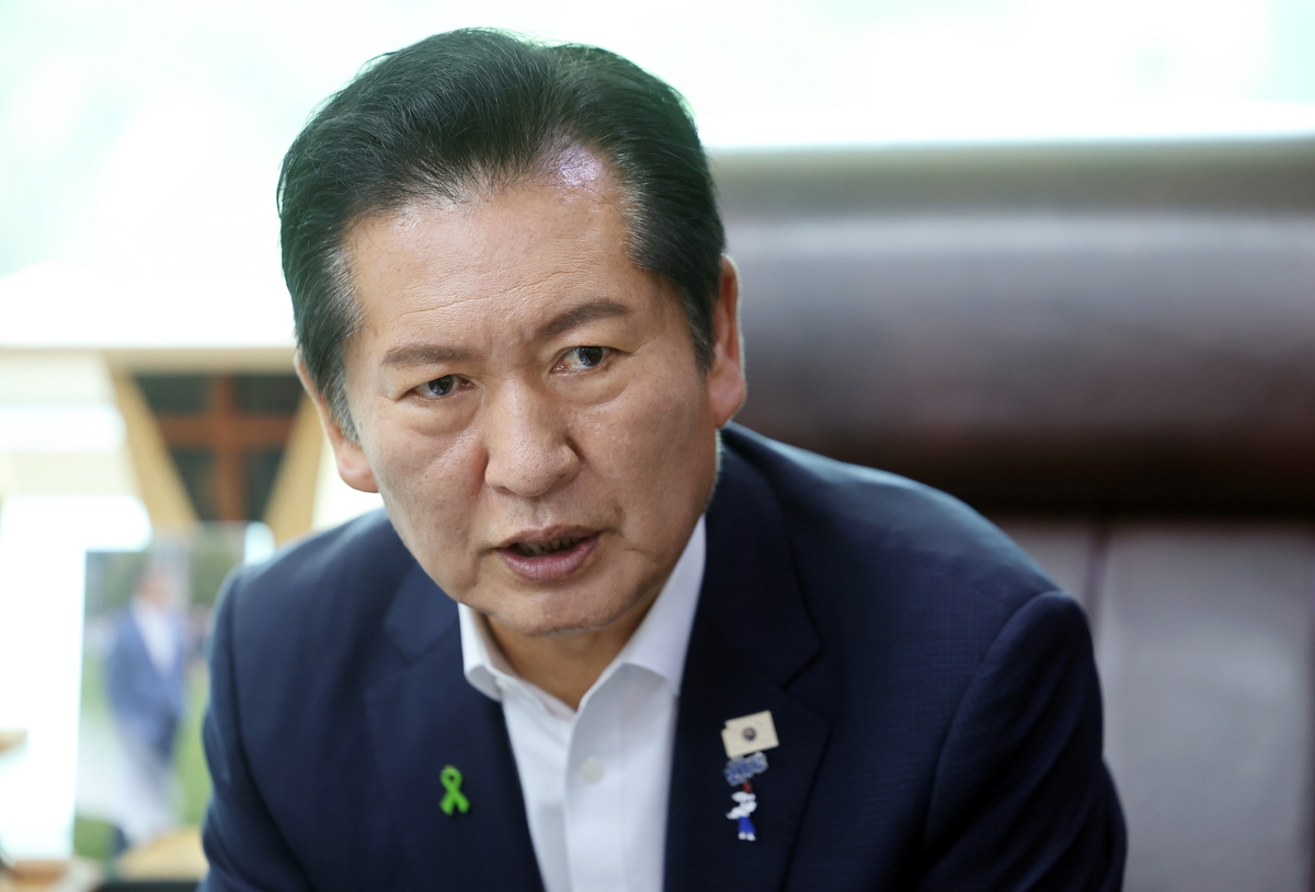 [인터뷰] 정청래 "'연임=레임덕' 말하는 친명이 반명…난 대통령과 한몸" | 연합뉴스