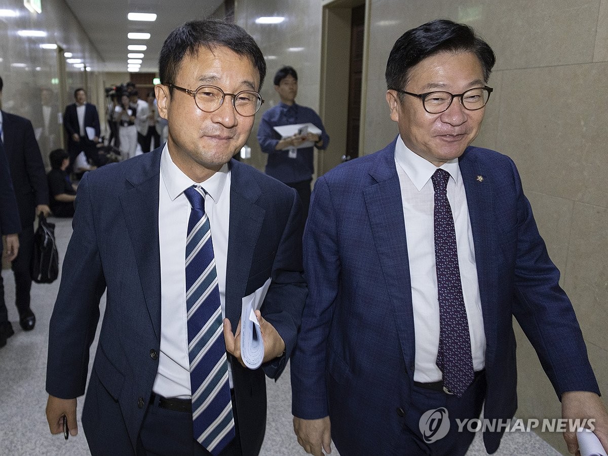 여야, '선관위 특검법안' 합의…조문화 거쳐 오후 본회의 처리 | 연합뉴스