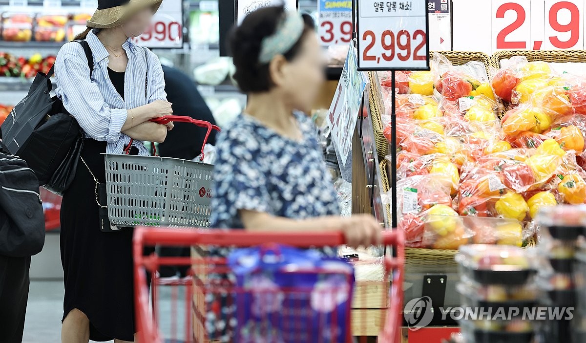 [다음주 경제] 7월 소비자물가 3% 아래로 떨어졌을까 | 연합뉴스