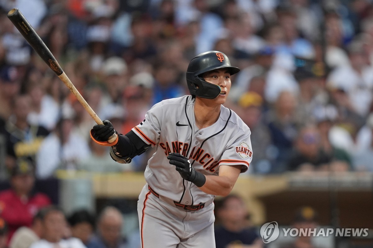 이정후, 샌디에이고전 5타수 1안타…3할 타율 다시 깨졌다 | 연합뉴스