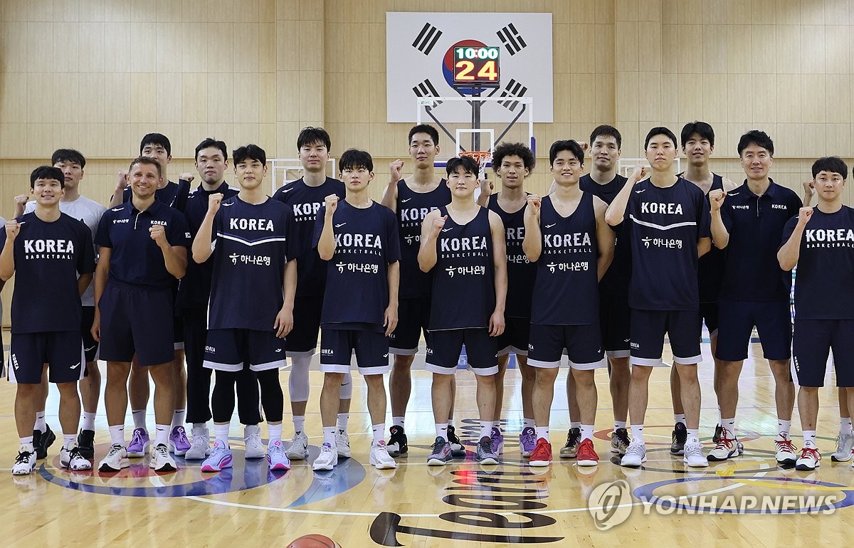 한국 남자 농구, AG 조별리그서 일본·사우디·인니와 경쟁 | 연합뉴스
