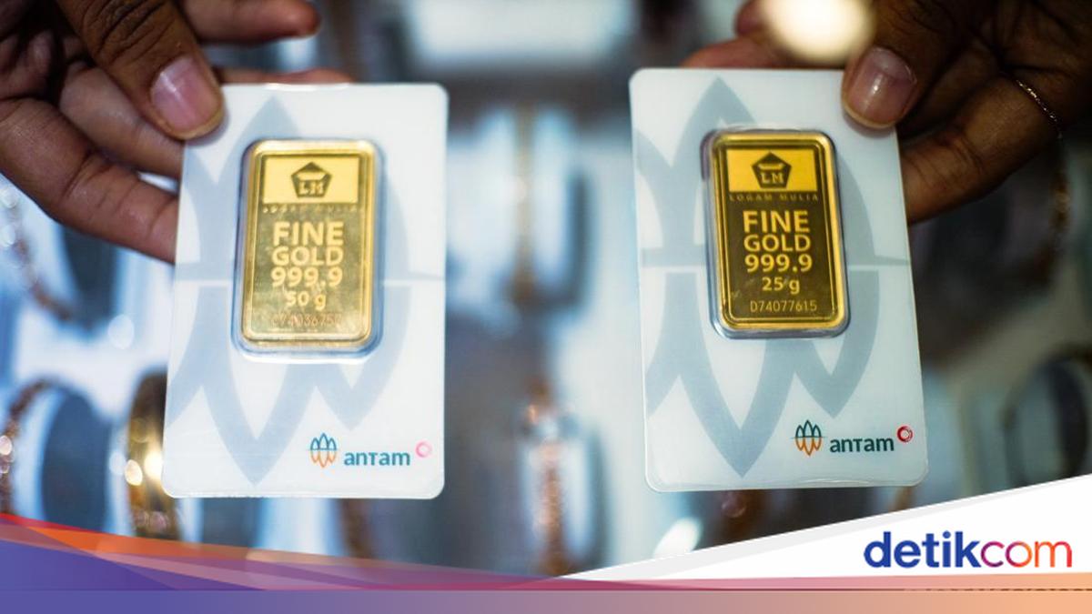 Harga Emas Antam Hari Ini Melambung Tinggi